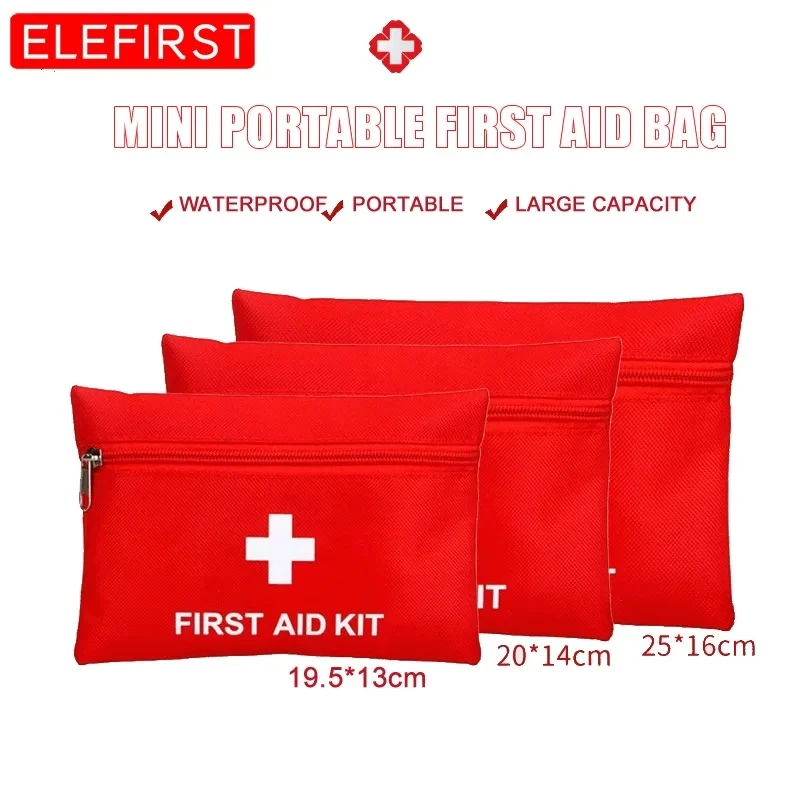 Waterproof Portable Outdoor Mini First Aid Kit EVA Bag For Emergency Treatment For Home Travel Hiking Fishing Sports Wound Treat