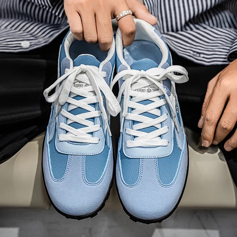 

Новые осенние нишевые модные универсальные удобные дышащие повседневные спортивные мужские туфли на толстой подошве с низким вырезом в стиле ретро