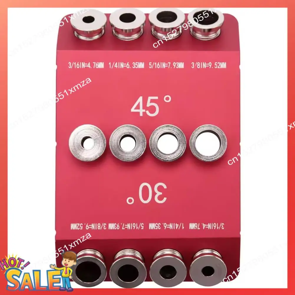 ABCL マルチアングル 30 ° /45 ° /90 °   ストレートおよび角度付き穴のドリルガイドジグ - 1 個のケーブル手すりラグネジテンプレート