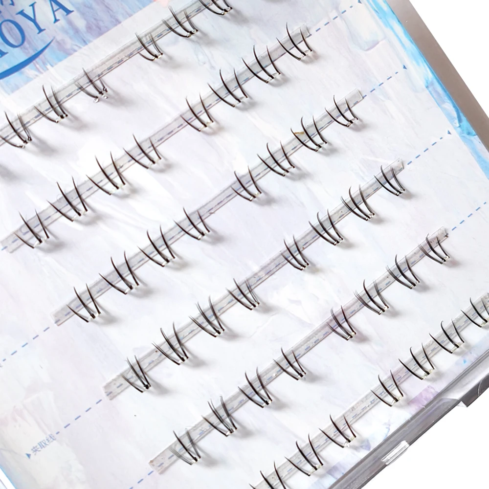 Self-Adhesive Individual Bottom Eyelashes Set Natural Looking Cat Foot Short Eye Lashes Extension No Need Glue Cosmetics Tools