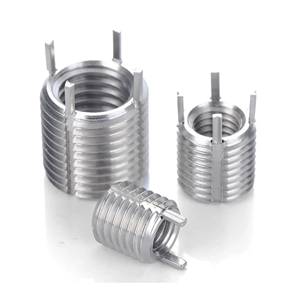 M2-M4~M20-M30 Thread Repair Insert Self-tapping Bushing with Plug Screw Sleeve Nuts 303 Stainless Steel Lock Support Customize