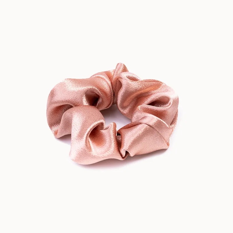 1pcs Women Girls Silky Satin Hair Scrunchies Solid Elastic Elegant Rubber Band Headwear Holder Scrunchy Hair Accessoires