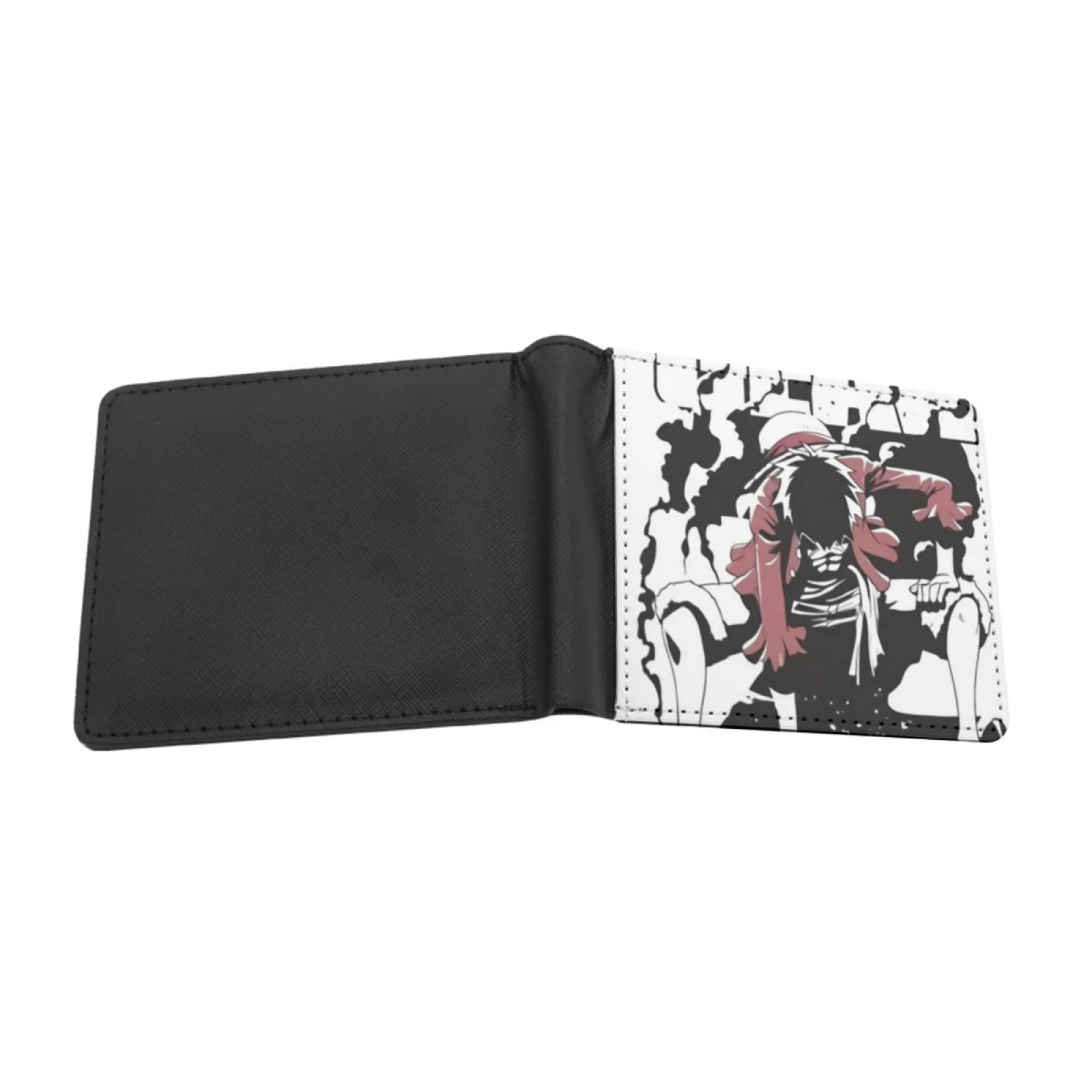 Luffy Gear 2 Men Wallets Card Man Wallet Short Purse Bi-Fold Personalized Purses Monkey D Luffy Luffy Mugiwara Iwara Hat