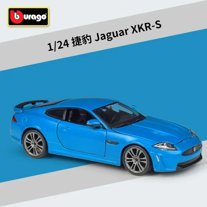 Bburago 1:24 JAGUAR XK XKR S modello di auto in lega veicoli modello in metallo statico B682