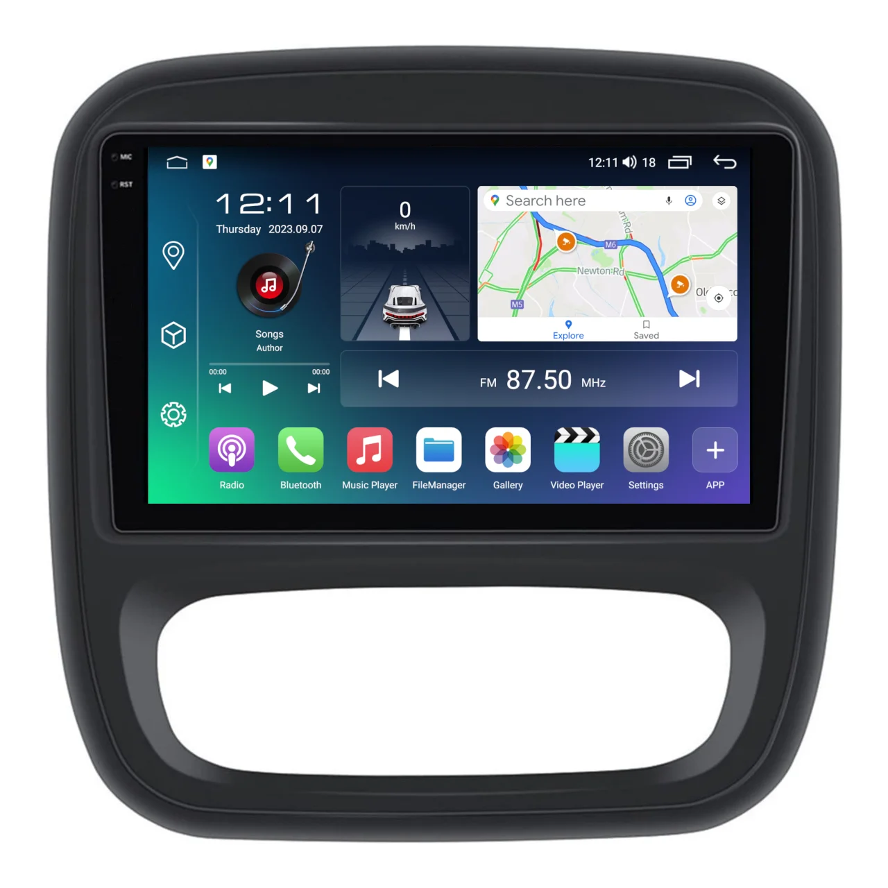 Android Car Head Unit for Vauxhall Vivaro B & Renault Trafic MK3 & Fiat Talento & Nissan NV300 & Mitsubishi Express &