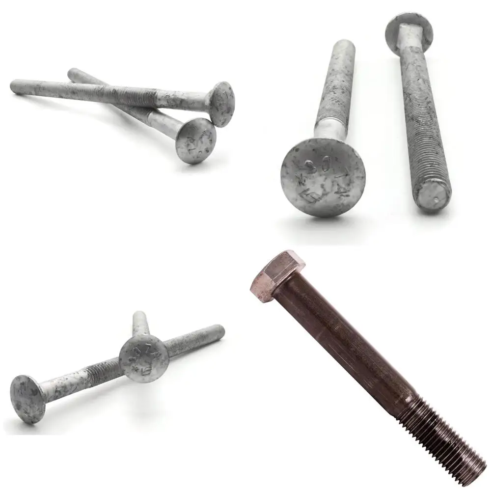 

Оцинкованные болты каретки с горячим оцинкованным покрытием, 5/8-11 x 12, шаг резьбы, количество 25, долговечное оборудование, устойчивое к коррозии