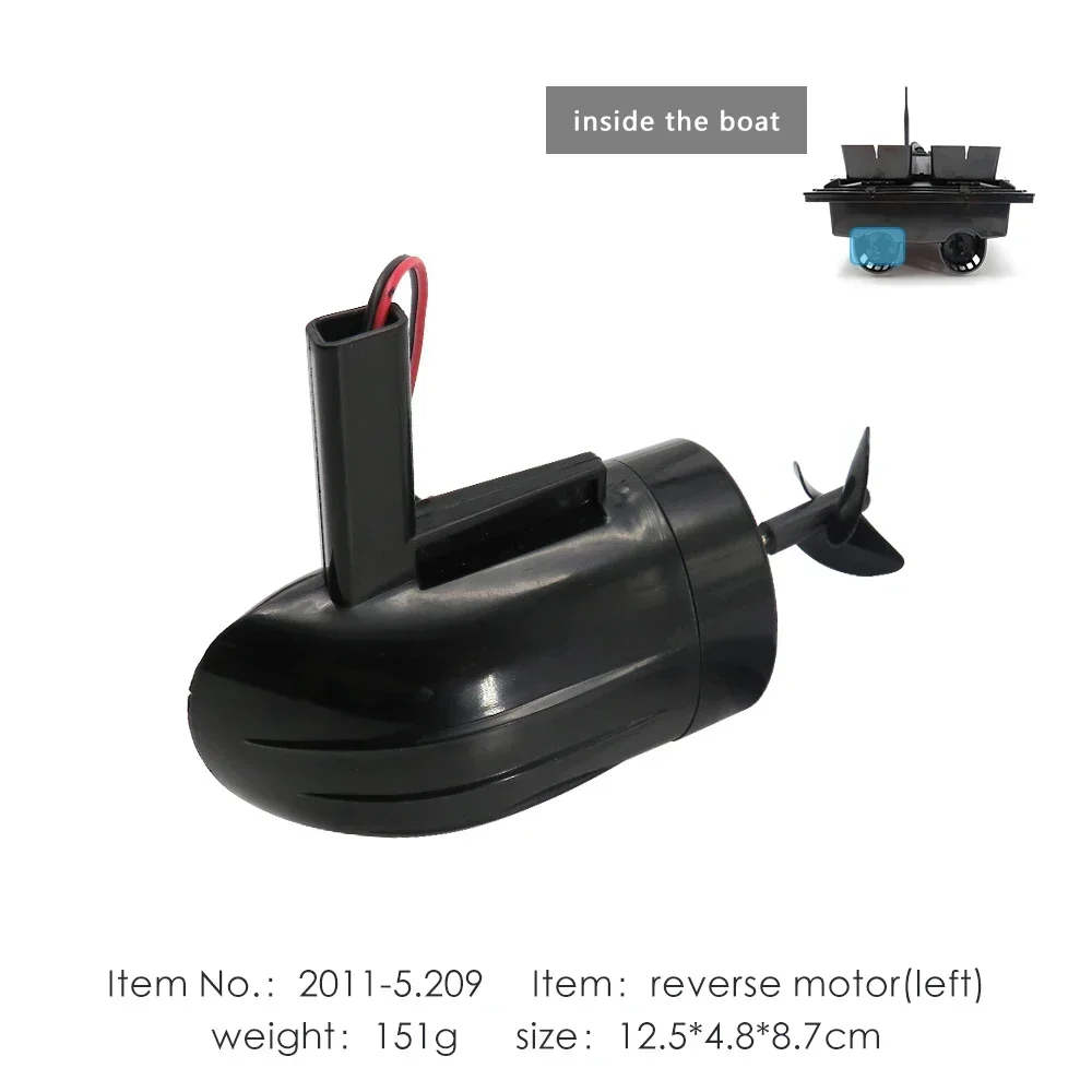 for Flytec 2011-5 Fishing RC Boat Left Side Reverse Motor Parts Accessories for Upgraded 2011-5 Bait Boat（left or right remarks）