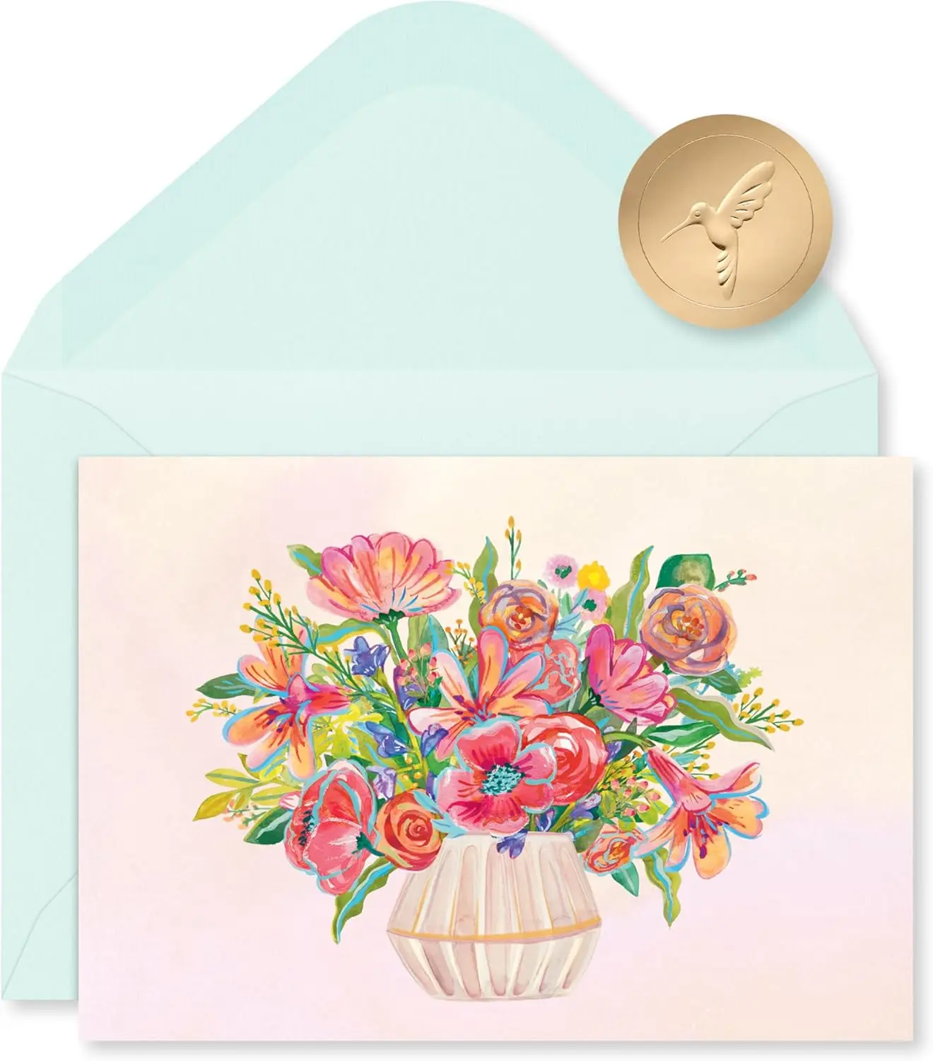 

14-Count Blank Cards with Envelopes and Seals (Floral)
