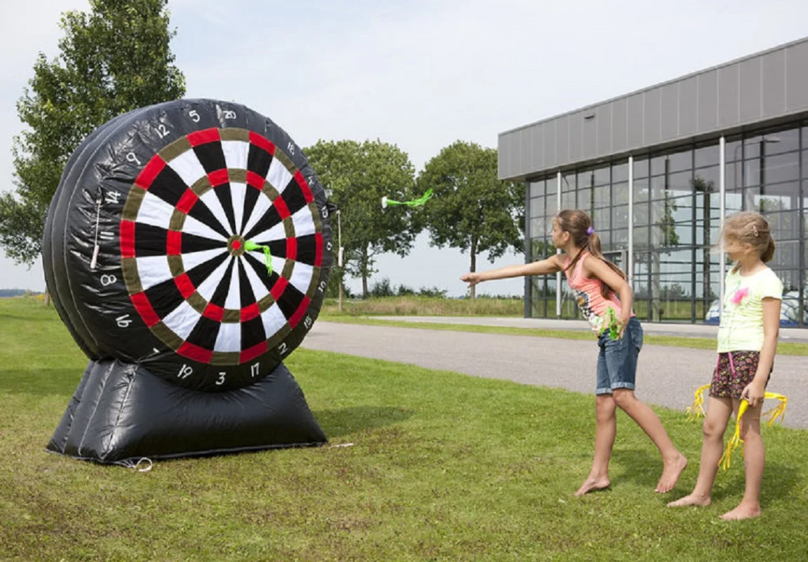 Oxford cloth inflatable darts board Mega Dart shooting stick wall for kid game Outdoor/indoor events