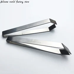 Silicone world Stainless Steel Hair Removal Clip Tweezer Fine Hairs Puller Stainless Steel Tongs Pig Foot Hair Fishbone Tweezers