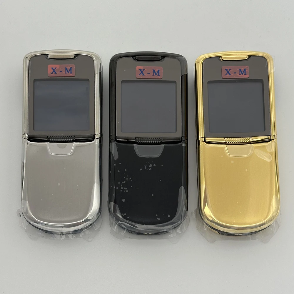 Original 8800 Classic Unlocked Mobile Cell Phone 2G GSM Tri-band Arabic Russian English Keyboard Cellphone.Made on 2005 Year.