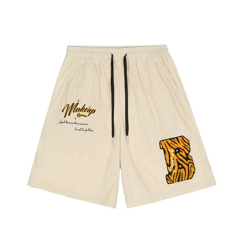 

2022 Summer American Shorts Running Basketball Shorts Hand Embroidery Letter Shorts Hip Hop Streetwear Fashion Shorts Unisex New