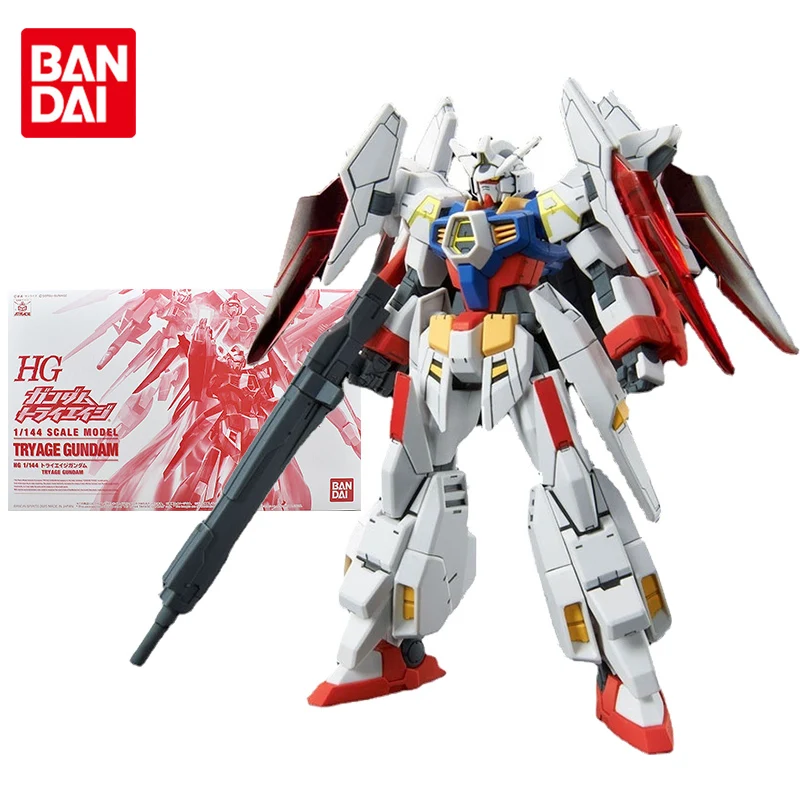 

Bandai Gundam Model Kit Anime Figure PB Limited HGBD:R 1/144 TRY AGE Gundam Genuine Gunpla Anime Action Figure Toys for Children