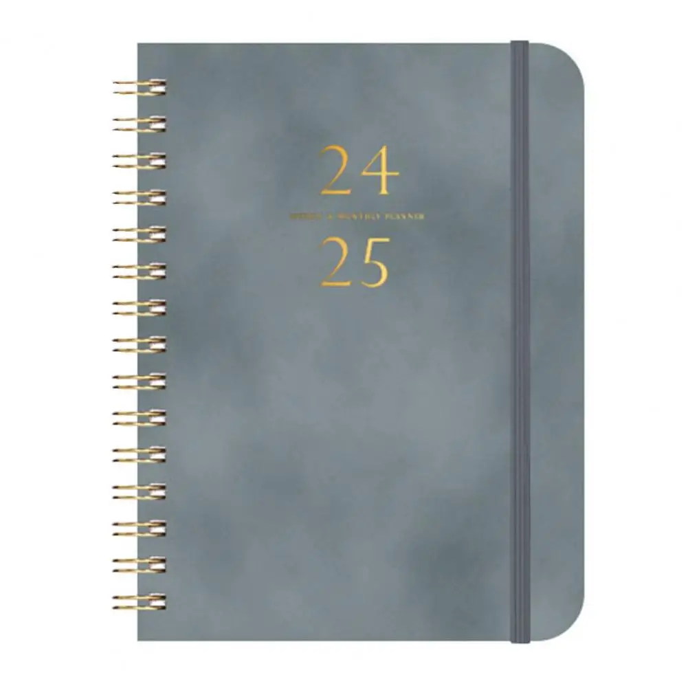 Weekly Planner Academic Year Planner Notebook Spiral Coil Design Thick Paper Organize Journal Calendar 2024