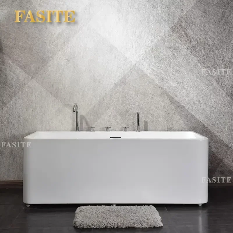 For Acrylic Bathtub Seamless Freestanding Integrated High Grade Thin Edge Home Surfing Massage Constant Temperature