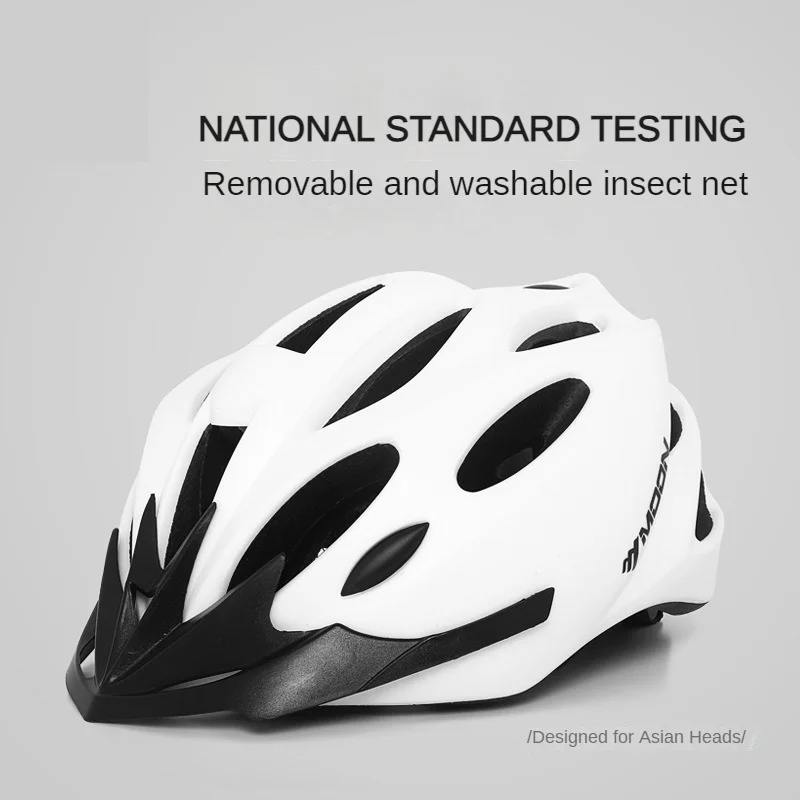 MOON Ultralight Electric Motorcycle Helmet - DOT certified road helmet with knob adjustment, ventilation and lightweight design