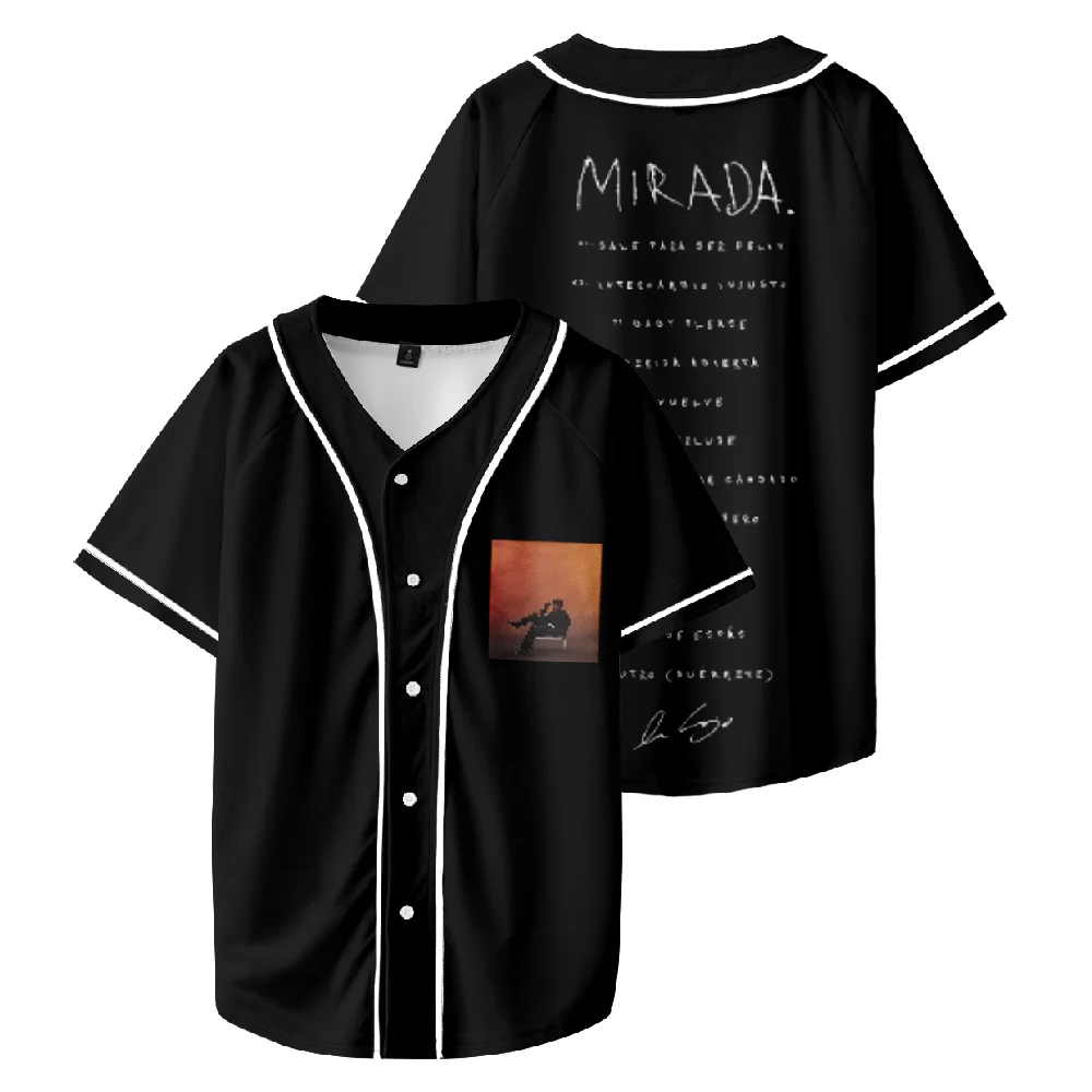 Ivan Cornejo Mirada Baseball Jersey Women Men Short Sleeve T-shirt Casual Streetwear Unisex Clothes