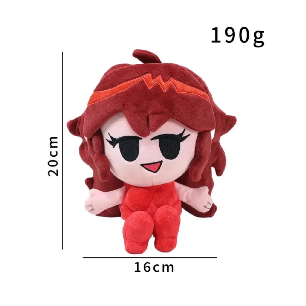 NOWY 20cm FNF Nene Pico Darnell Girlfriend Pluszak Friday Night Funkin' Pluszaki Anime Wypchane Lalki Bawełniane Gadżety Zabawki Prezenty