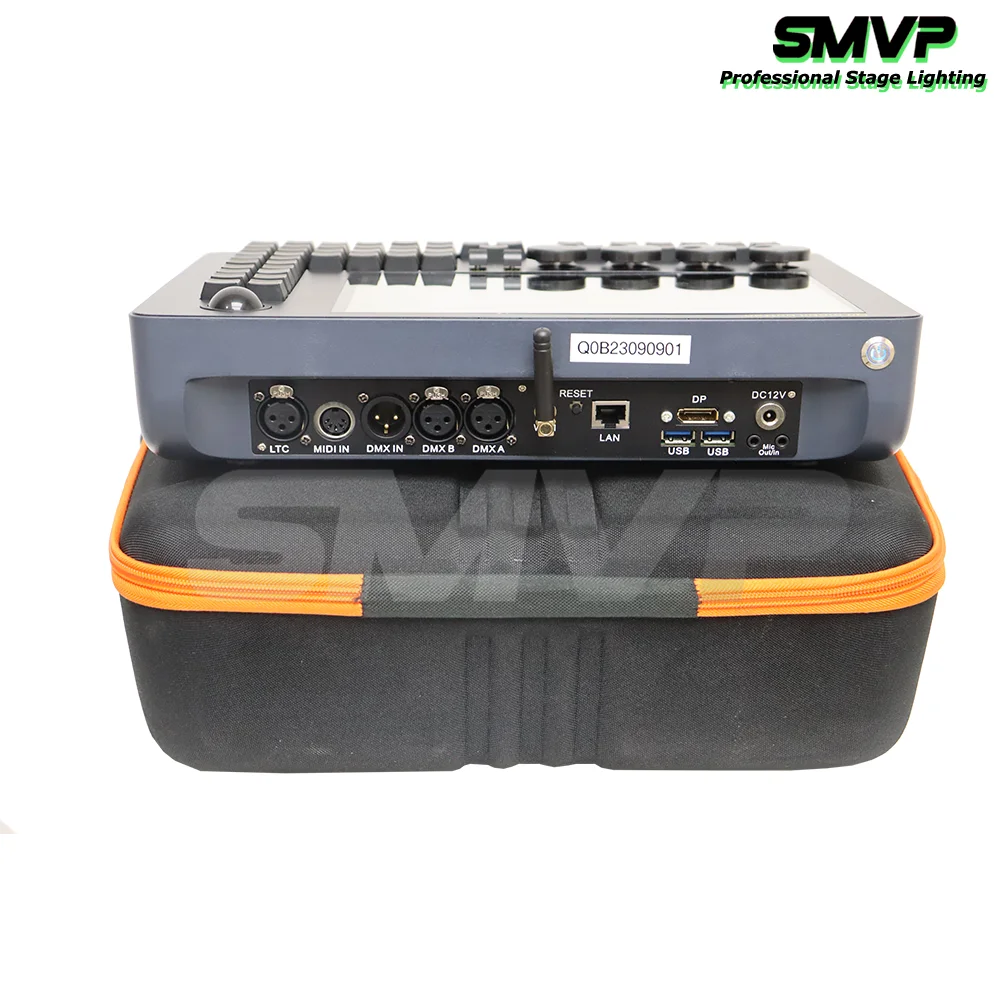 New Q0 Mobile Button Wing Stage Lighting Console With Built-in Battery Touch Screen Wifi Network Connect Dj Disco Controller - view 6
