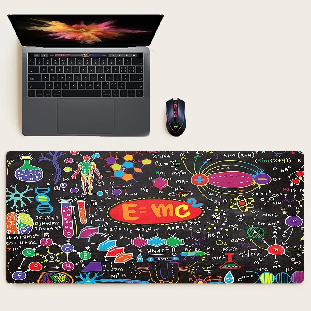 Hot Sell E=mc2 Formula Large Mouse Pad XXL Non-Slip Gaming Desktop Carpet Laptop Desk mat Table Keyboard Accessories Rug 900X400