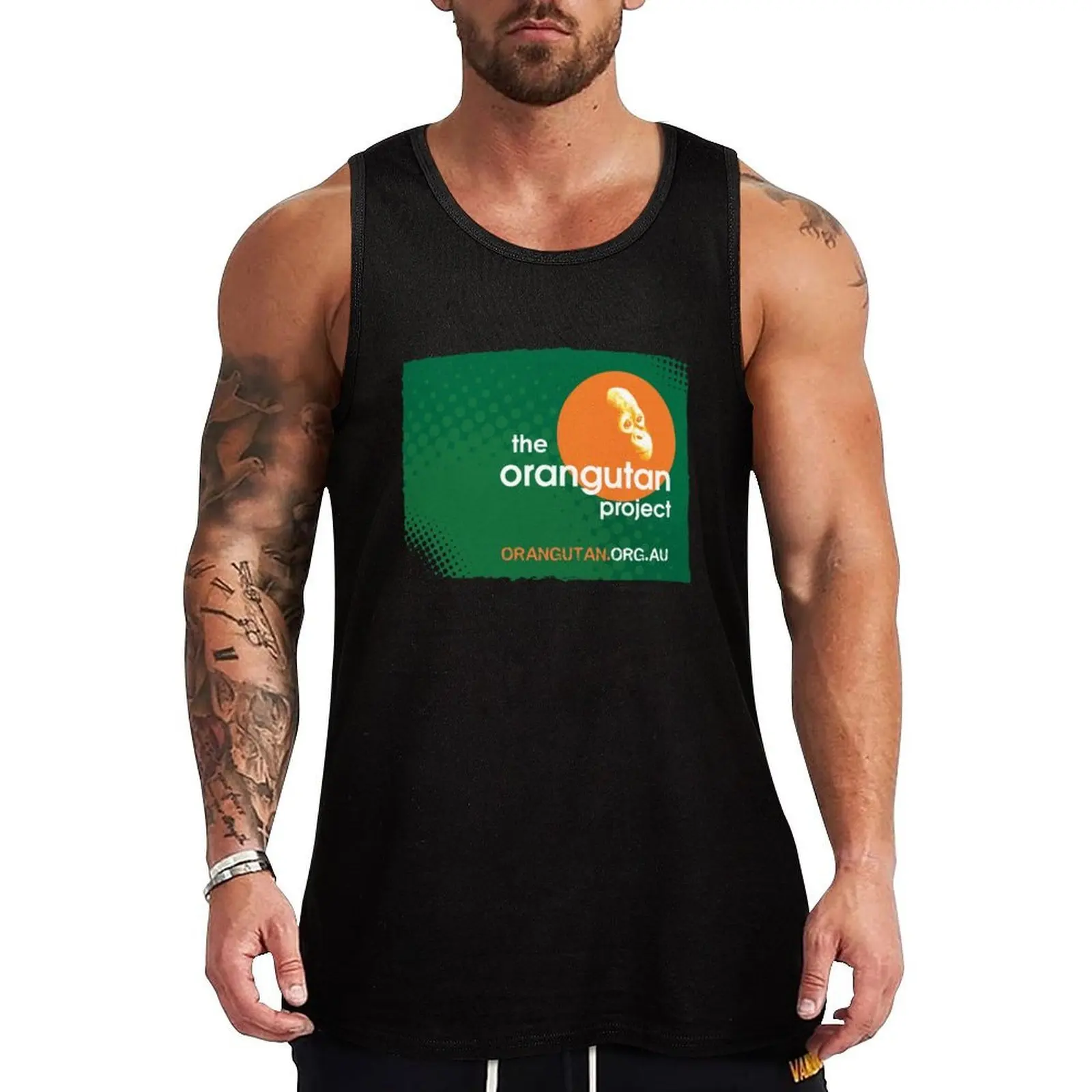 

The Orangutan Project Tank Top sleeveless Men's fitness t-shirt Men's sports t-shirt
