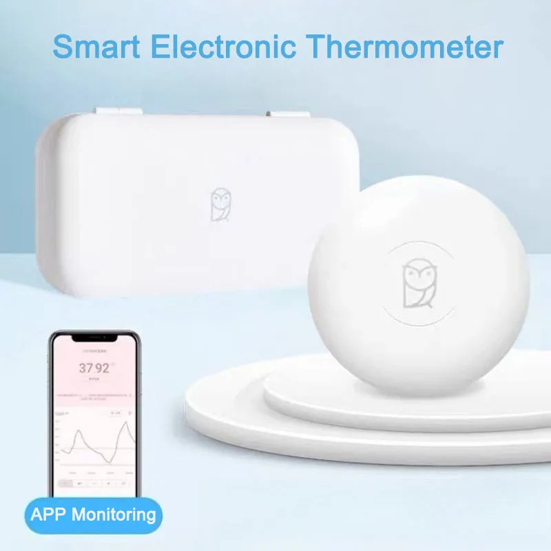 Miaomiaoce Intelligent Thermometer High-precision Constant Monitor Baby High-Temperature Alarm Support Smart APP