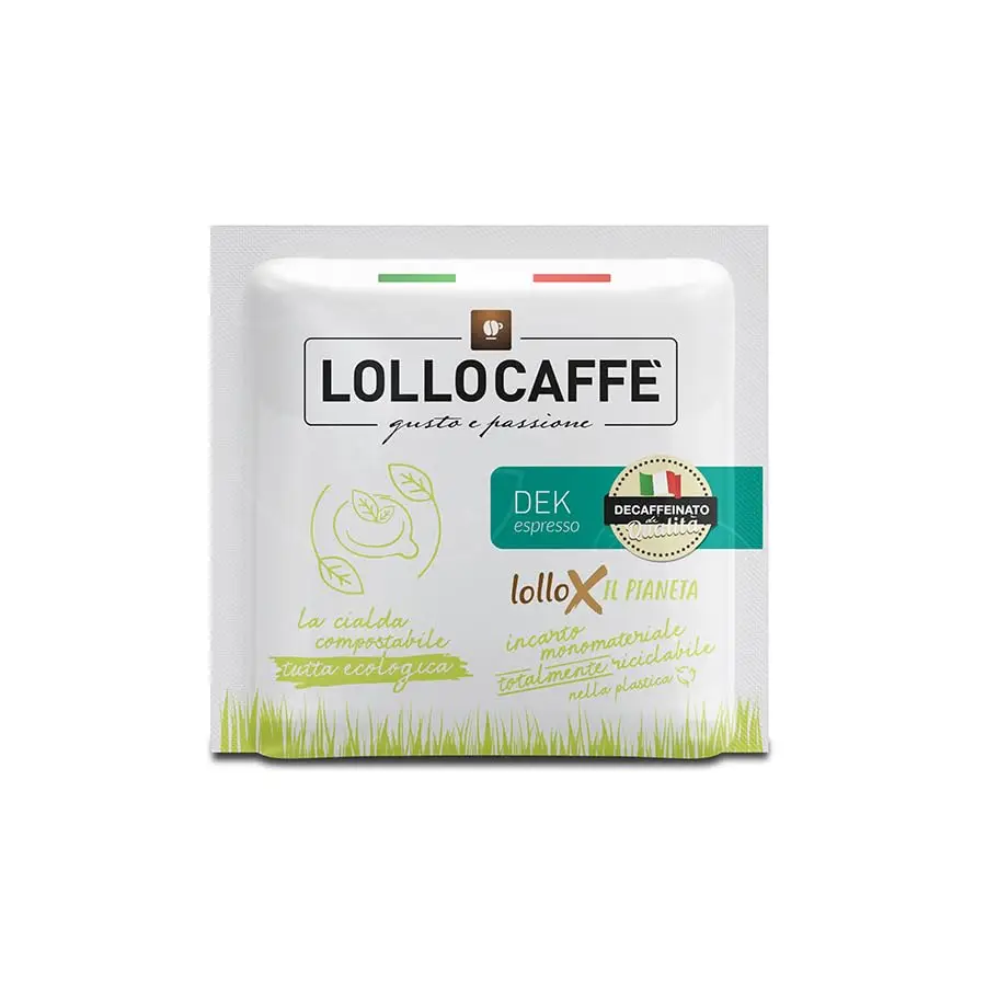 Immagine 3: Capsule Di Caffè Cialde Lollo Caffè Dek, Confezione Da 150, Diametro 44
