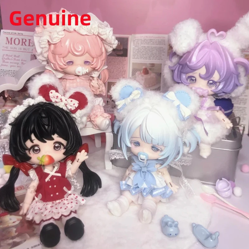 

В наличии: Коллекционная фигурка Come4free Bonnie Milk Cake Dream Puff Series (слепая коробка), масштаб 1/12, BJD, аниме-фигурка, подарок, украшение, игрушка