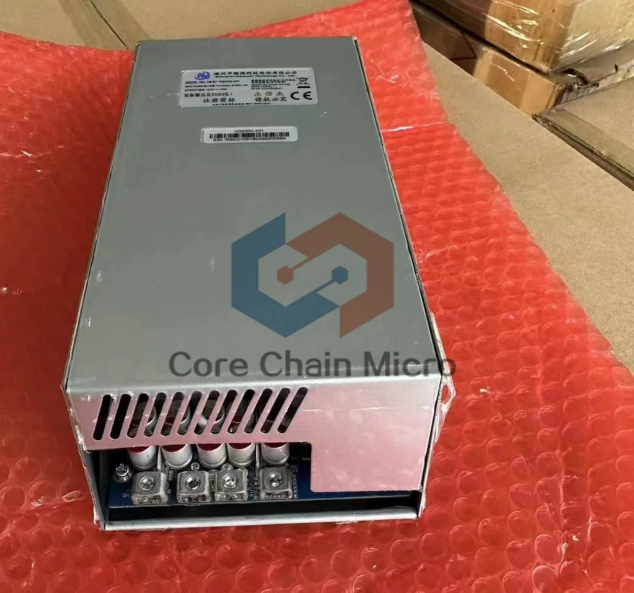 Imagem -03 - Fonte de Alimentação Asic Miner Machine Novo Iceriver Ks1 Ks2 Hq2000-a01 Psu 2000w