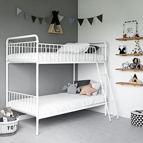 High and Low Bed Iron, Bunk, 1.2 Meters, Two Layers, Upper and Lower Shelves, Dormitory, Modern Adult Children and Mothers