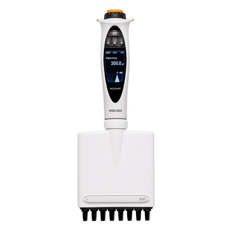 8 Channels 12 Channels PicusNxT Electronic Pipette  Sartorius Multiple  Pipetting Modes Electric System Digital Adjustable