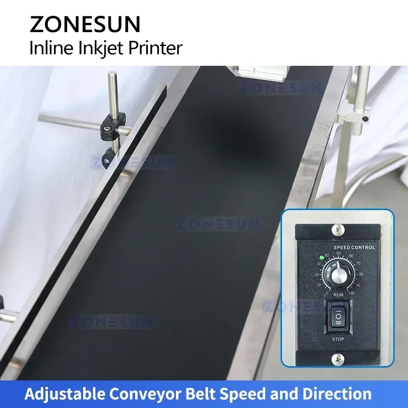 ZONESUN ZS-IIP550 Stampante a getto d'inchiostro in linea Macchina per la codifica della data Modello Macchina per la stampa della data del testo