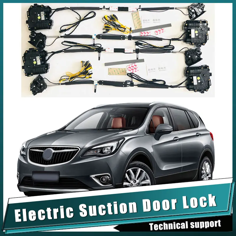 

For Buick Envision 2019~2023 Car Soft Close Door Latch Pass Lock Actuator Auto Electric Absorption Suction Silence Closer