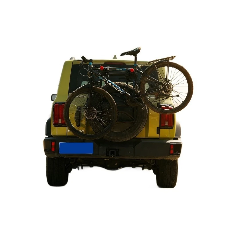 Spare tire car bicycle rack rear hanger