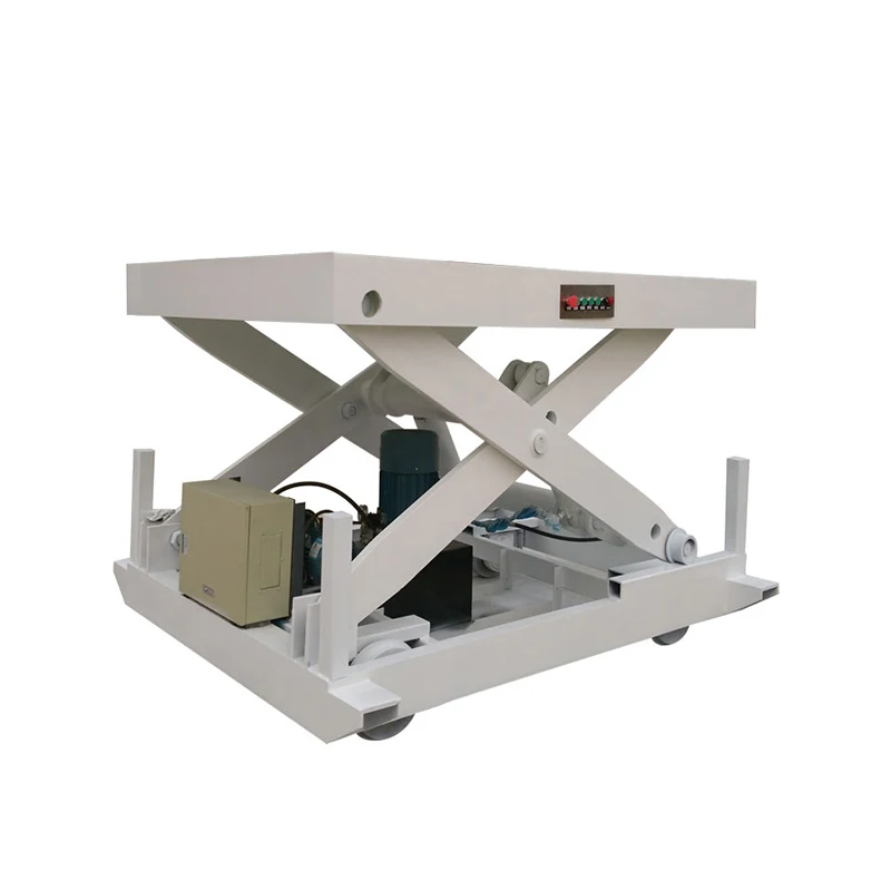 CE Approved 2000kg Powered Hydraulic Lifting Platform Stationary Fixed Vertical Electric Scissor Lift Table