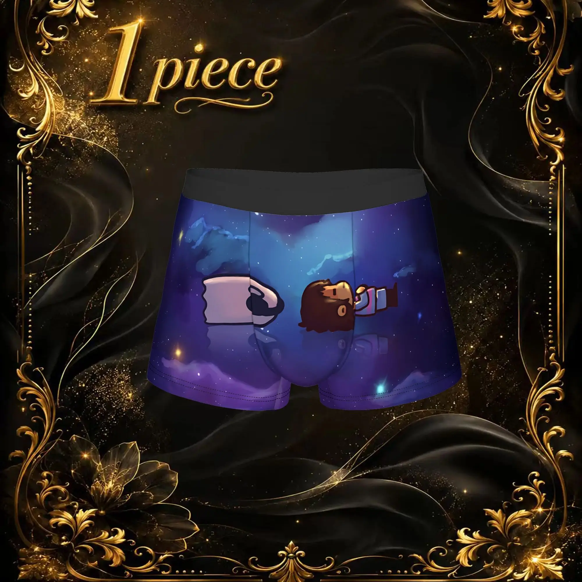 1pc Popular Undertale Anime Pattern boxers Game Lover Novelty Panties Men's Underwear Comfortable Shorts Boxer Briefs