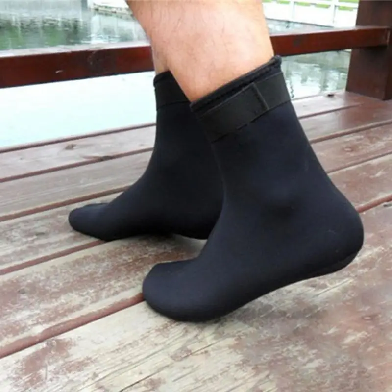 

Diving Socks For Men Warm Beach Booties Thick Snorkel Socks Non-Slip Snorkeling Footwear 3mm Aqua Water Socks For Women Children