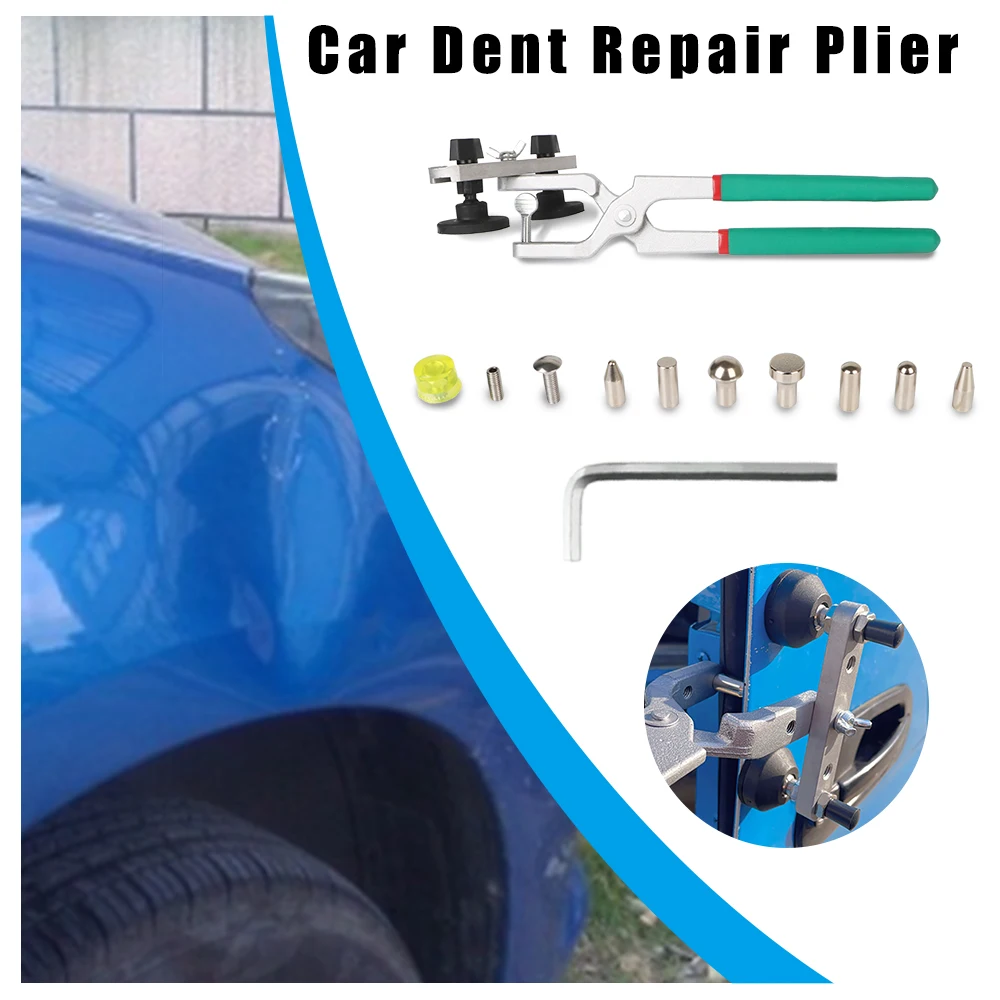 

Car Dent Repair Pliers Set Metal Maintenance Tools Seamless Repairing Door Edge Trim Crimping Clip Universal Anti-rust Clamping