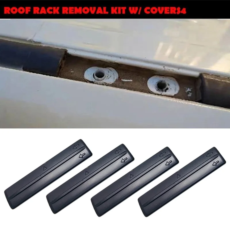 Car Roof Rail Rack Moulding Clip Cover Rail Trim Rack Lid Cap Replacement Fit For Toyota RAV4 Land Cruiser Highlander 4Runner