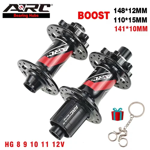 Imagen 1 del producto ARC 009 Boost Hub 15x110 12x148 10x141 MTB Boost Hub 32 agujeros Cube Micro Spline / Sram XD 12 Speed Cycle Wheel Rim Hub con HG