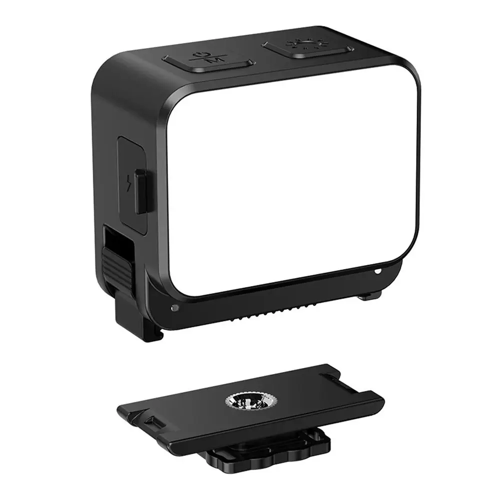 Magnetic Quick Release LED Fill Light 3-Level Dimming Rechargeable Selfie Light Lightweight Photography Lighting