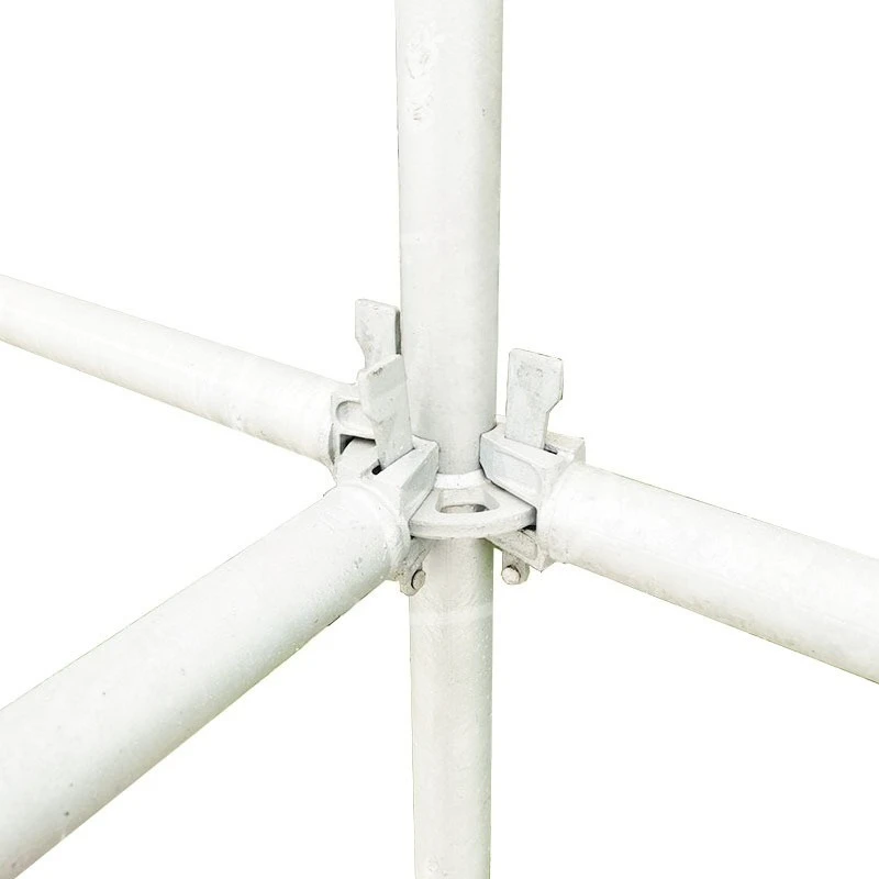 Hot dip galvanized buckle scaffolding poles, crossbars, tie rods, treads and stairs