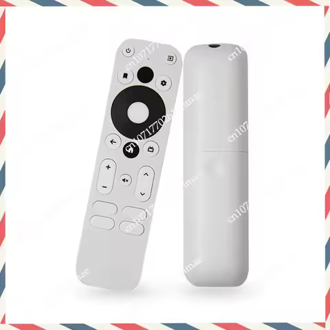 -A21Z 5X Replace Voice Remote Control For MECOOL KM2 KM2 PLUS ONN Android 4K UHD TV Box Bluetooth Voice Remote White