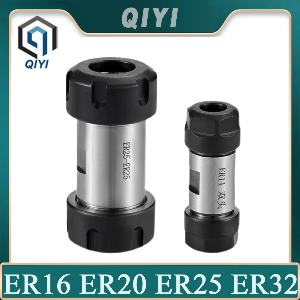 ER8 ER11 ER16 ER20 ER25 ER32 Double-headed Motor Shaft Custom Tool Post Engraving Machine Motor Shaft Spindle Tool Holder Collet