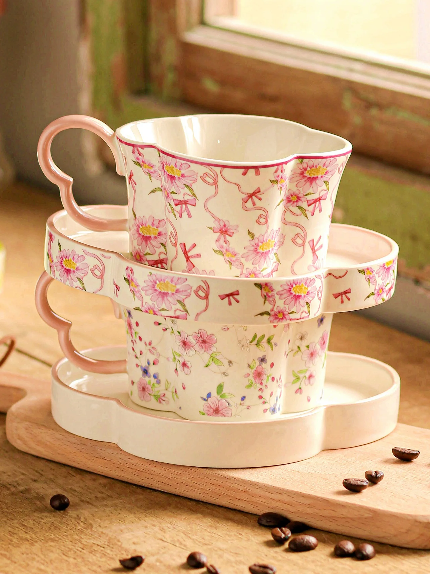 elegant-ceramic-coffee-cup-for-women-latte-art-cup-with-saucer-single-cup-personal-use-fine-dining-utensils-handmade-craft