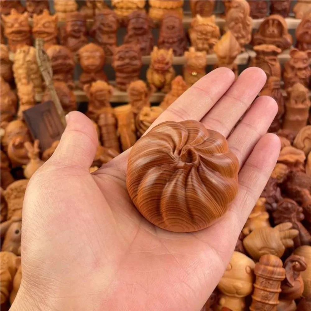 

Клиф Кипарис Резьба Паровые фаршированные булочки Статуи Резьба по дереву Ремесла Веселые настольные аксессуары Украшение дома