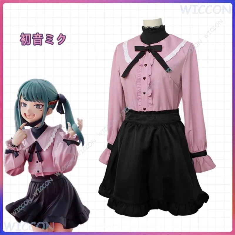 

CyProject Sekai Mikuku Vampire Косплей Костюм VOCID Официальная игра будущего Точное готическое платье Лолиты для Хэллоуина Cos