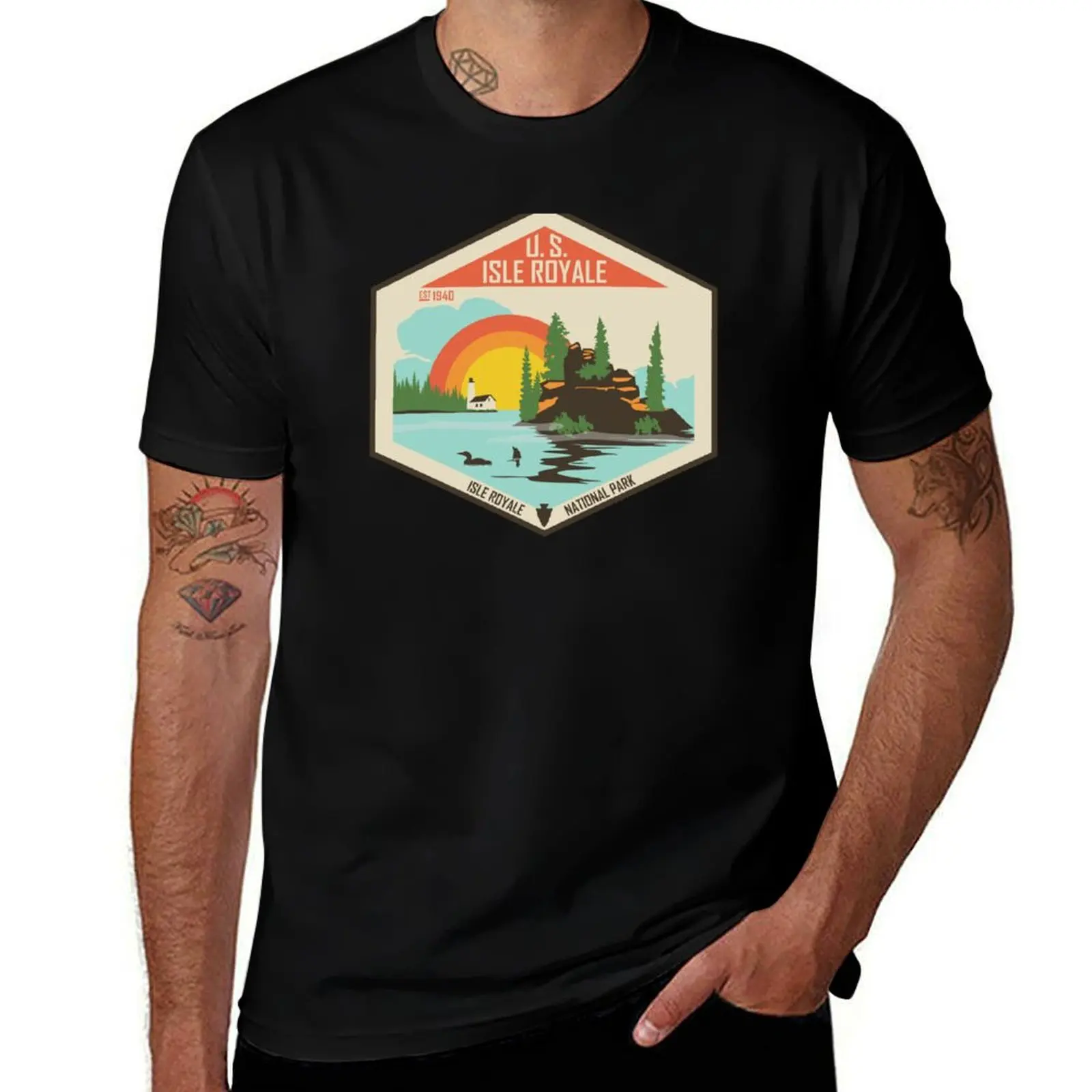 

Isle Royale National Park T-Shirt custom shirt anime stuff Funny t-shirt essential t shirt sweat shirts, men