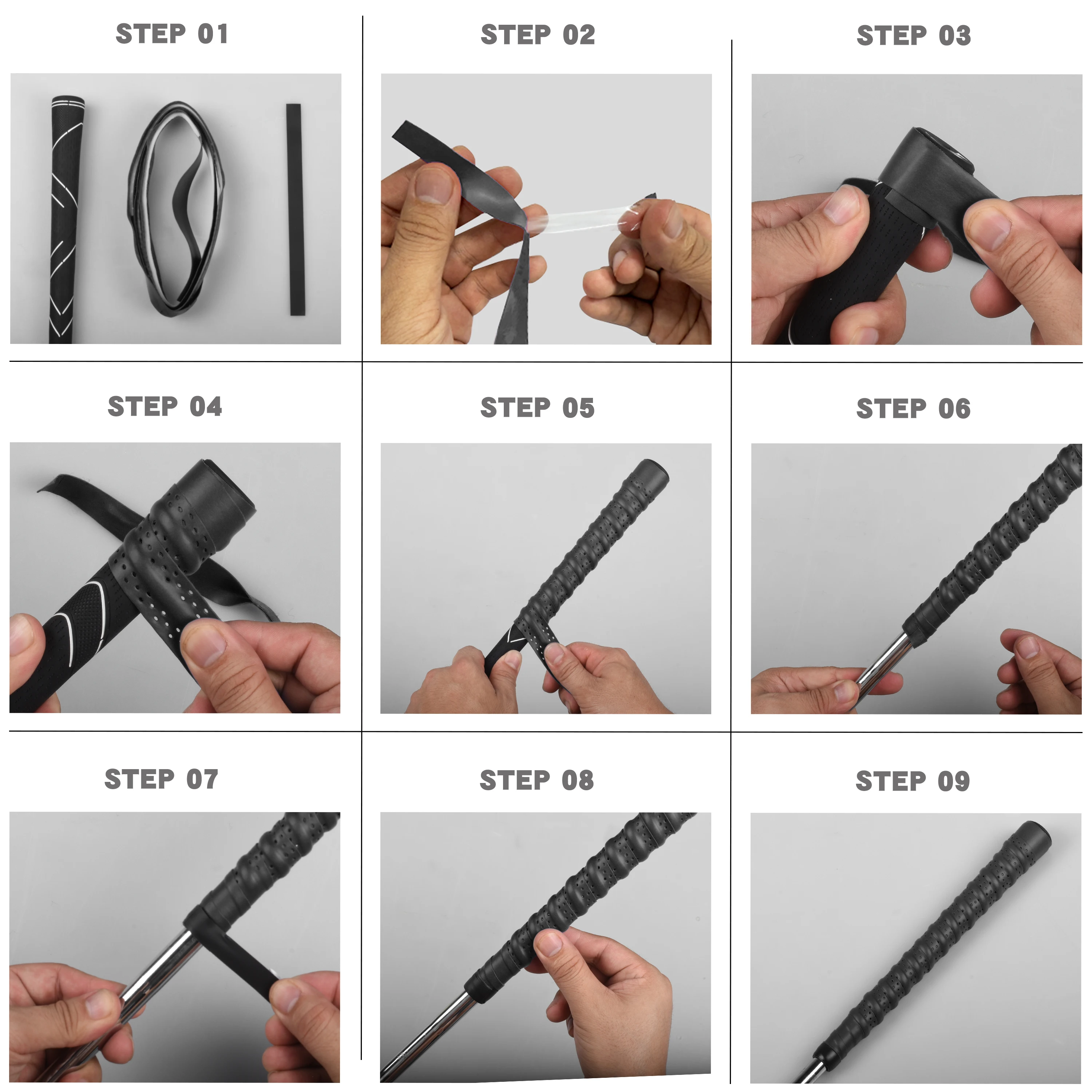 【Premium Golf Grip Tape】Non-Slip PU Golf Club Grip Wrap | Sweat-Proof & Quick Replacement | Universal Fit for All Golf Clubs