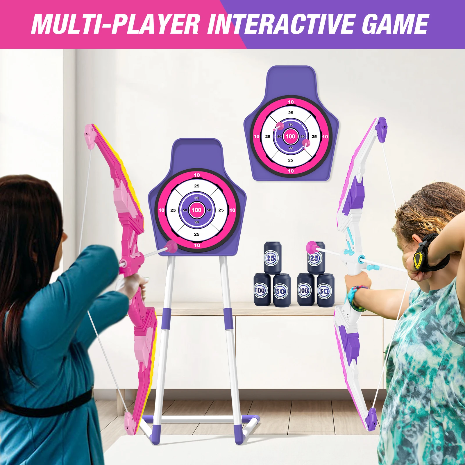 2 Pcs Kids Bow and Arrow,LED L - Kids Toys 2 Year Old ulasan dan harga